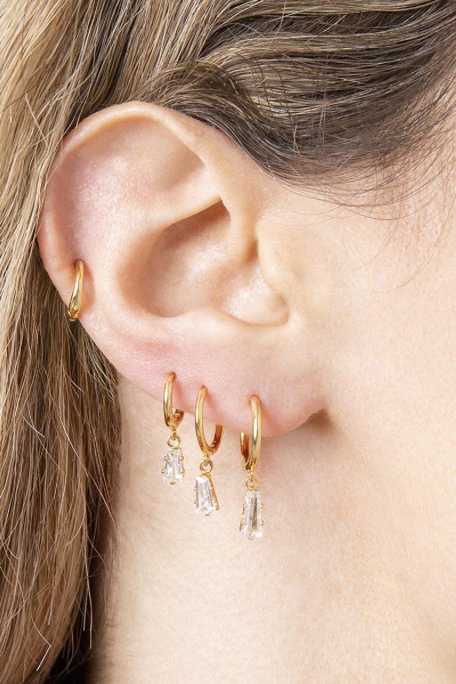 Set de pendientes Endless Negro Cobre Imagen2